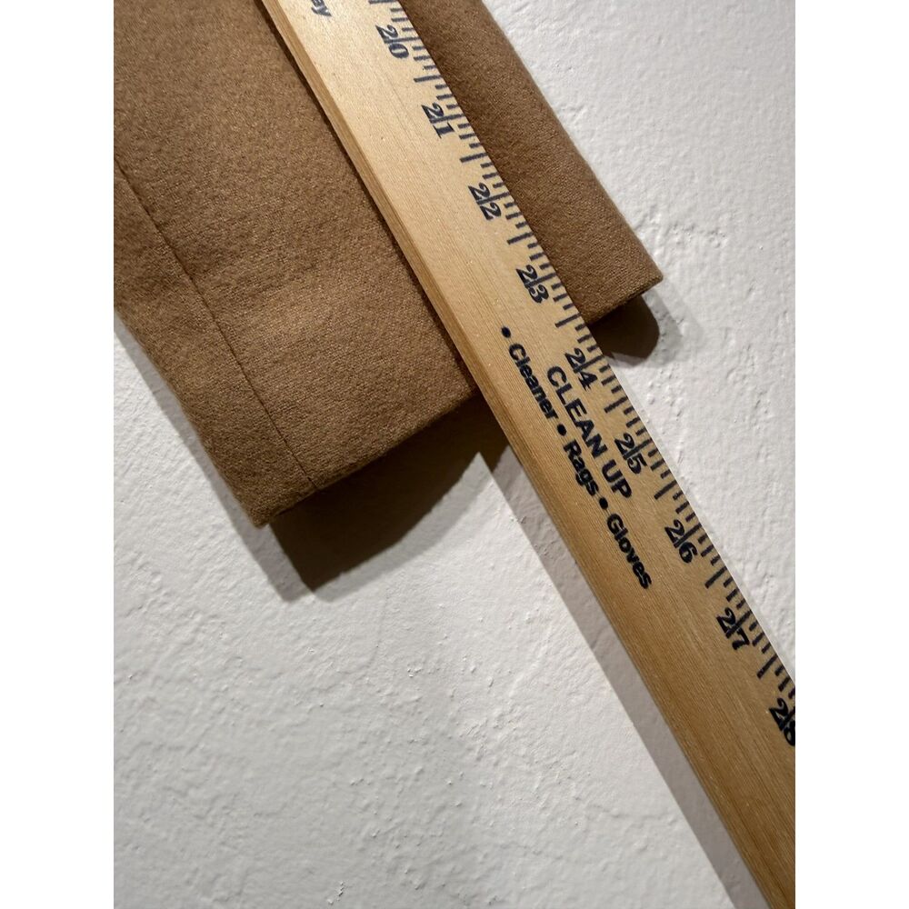 Wool Blend Blazer Women 6 Vintage Y2K Harvé Benard Camel Coat - Picture 6 of 7
